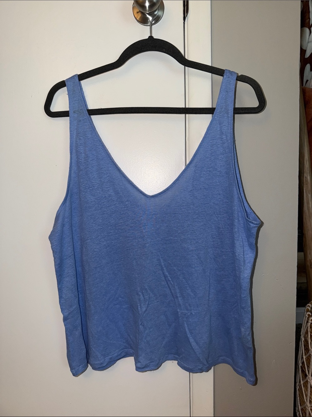 H&M Light Blue V-Neck Tank Top